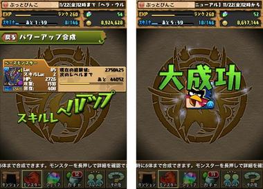 パズドラ 究極進化とスキル上げ進捗 Abコラボ 闇黒魔王 ヴァンパイアデューク ヒュドラの毒 ネプチューン 突撃 ウィングマン 癒しの鼓舞 レッド ダブル防御体制 カノ クロネ ぶっとび冒険記